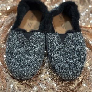 Toms Black and Gray Women's Loafers